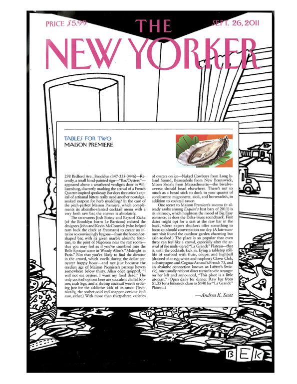 New Yorker 2011 press clipping